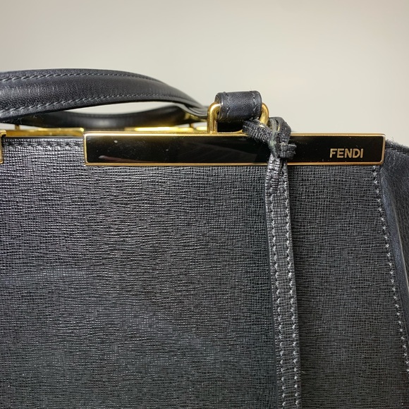 Fendi 3 Jours Trapeze Wing Leather Tote - Picture 3 of 15